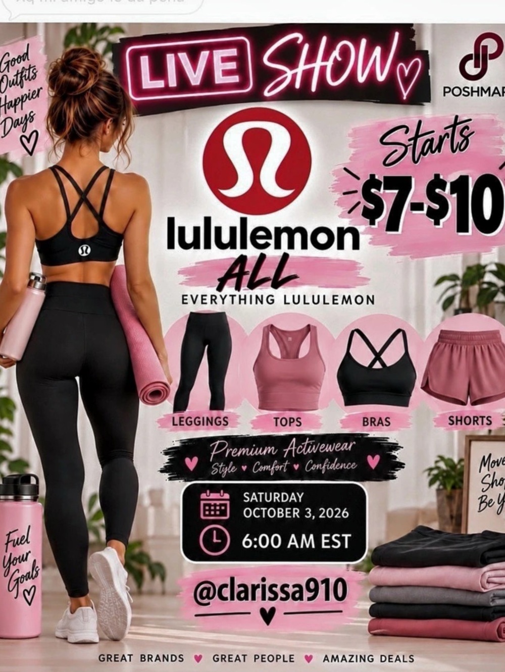 7-$10 Lululemon🍋 & Free People Items 10/3/2026 5:00AM-6:30AM FOLLOW the Train🚂🚞🚂
